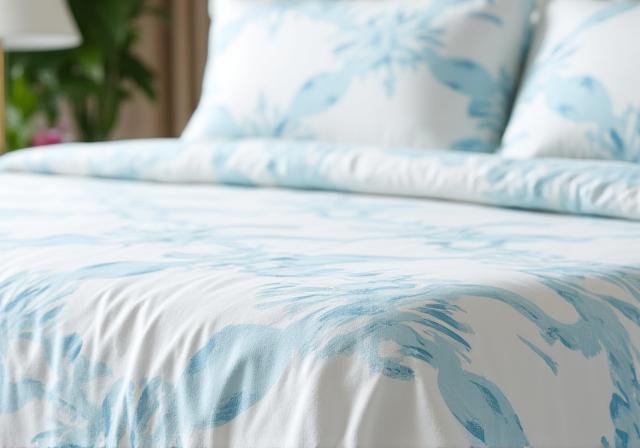 Resort custom patterned linens