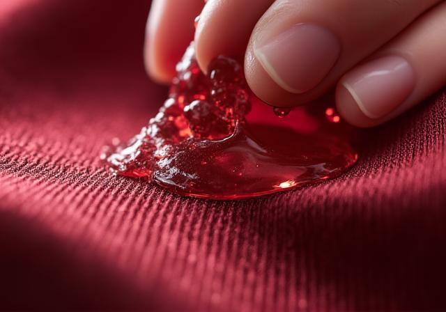 Stain resistant luxury fabric demonstration